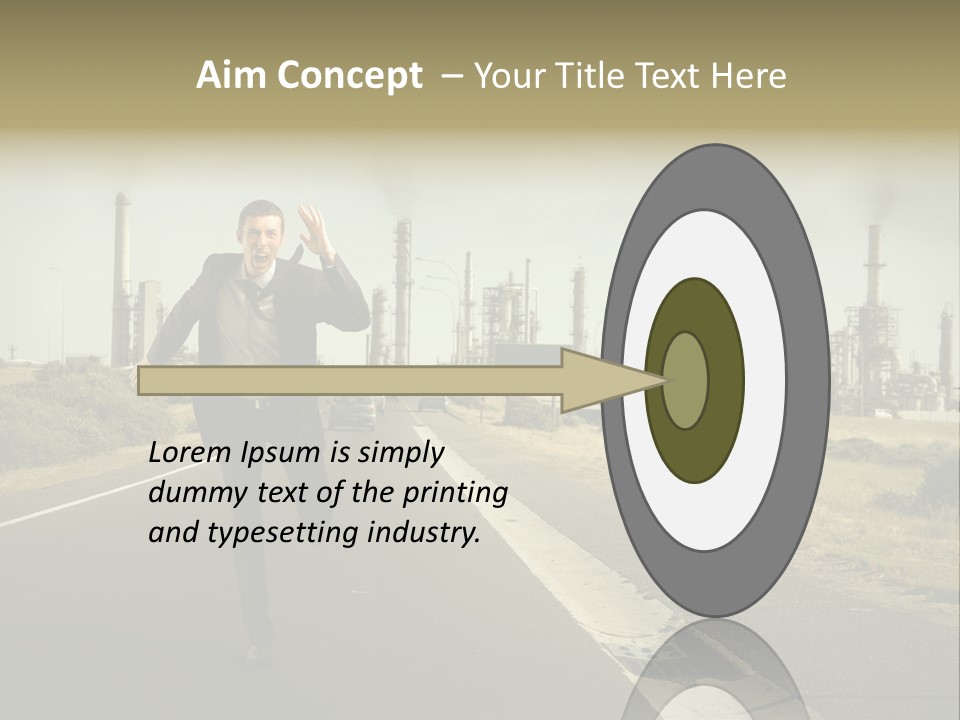 Expression  Man PowerPoint Template