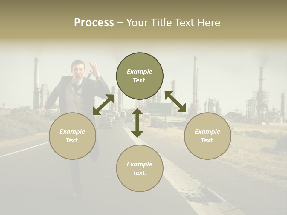 Expression  Man PowerPoint Template