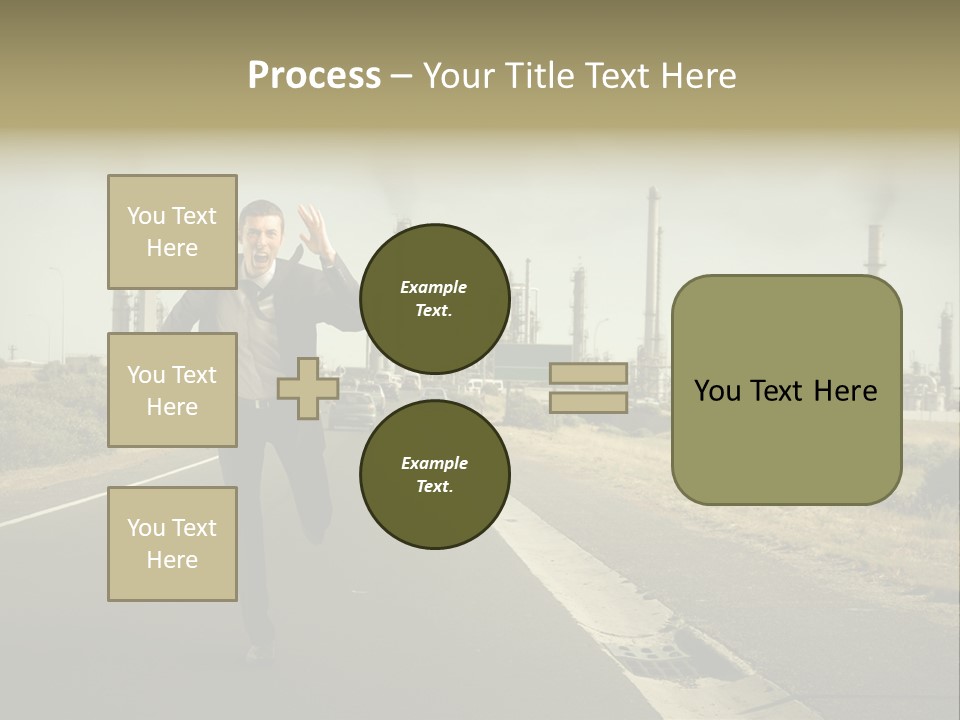 Expression  Man PowerPoint Template