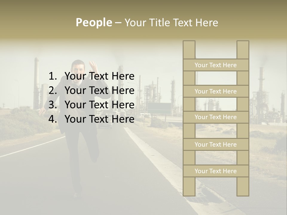 Expression  Man PowerPoint Template