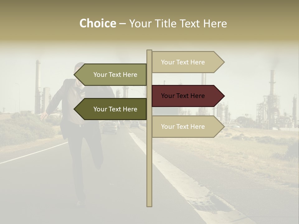Expression  Man PowerPoint Template