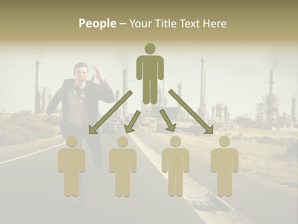 Expression  Man PowerPoint Template