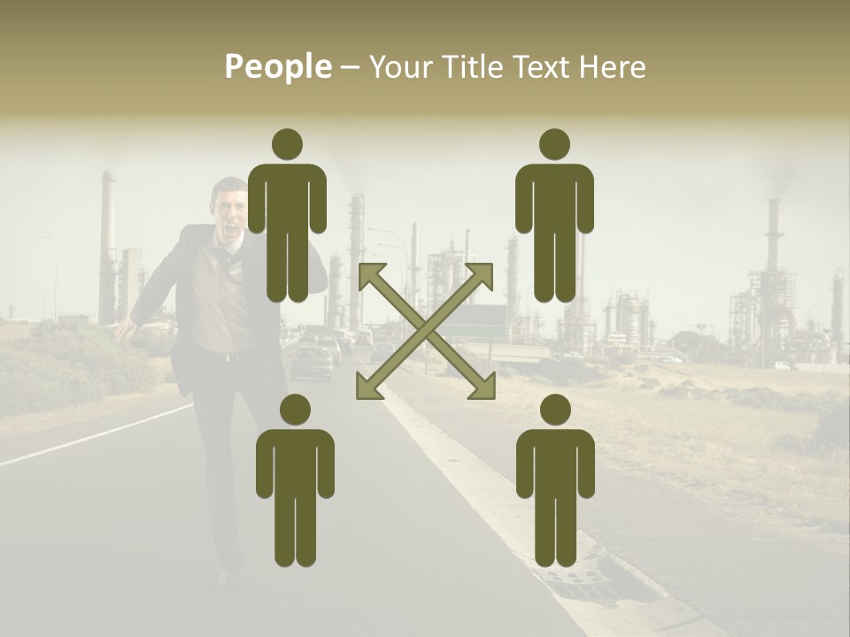 Expression  Man PowerPoint Template