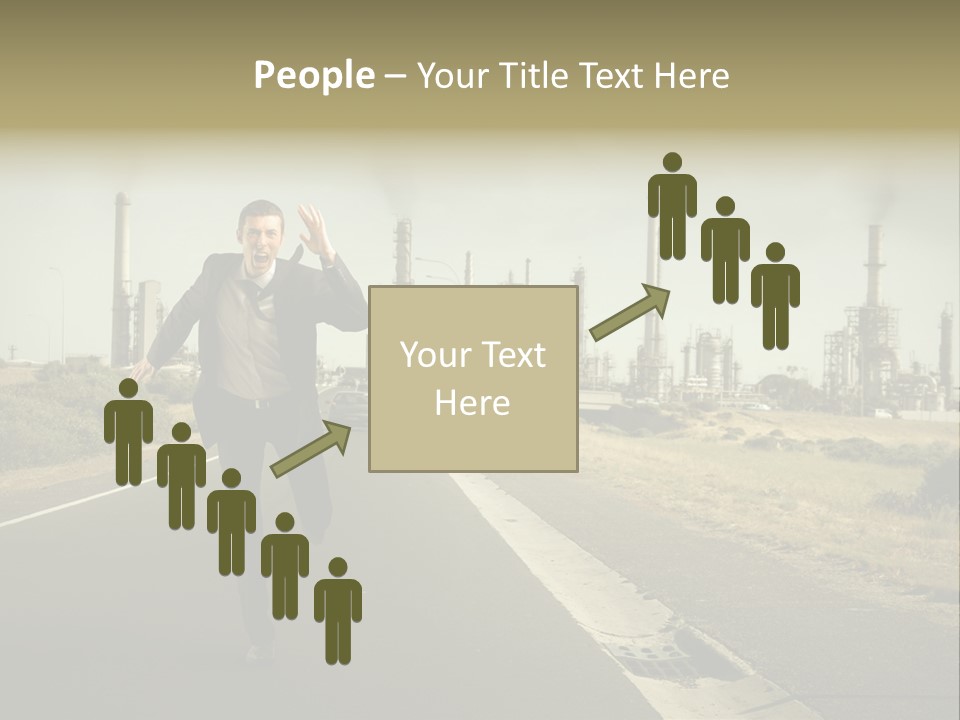 Expression  Man PowerPoint Template