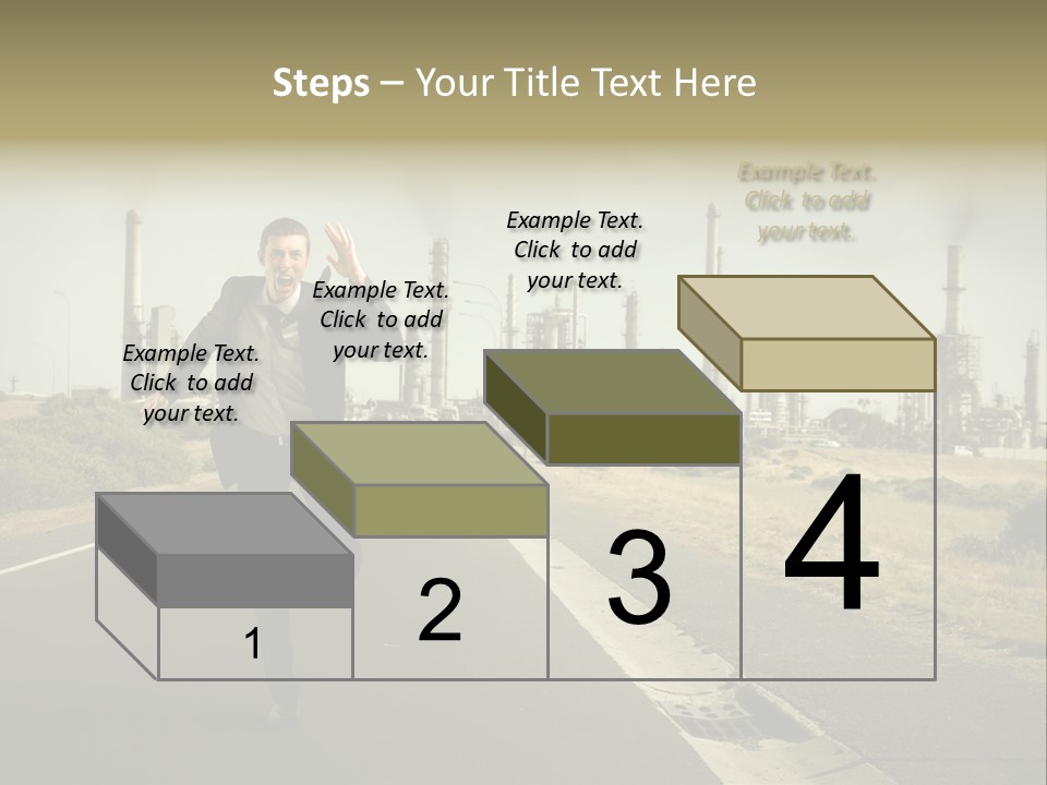 Expression  Man PowerPoint Template