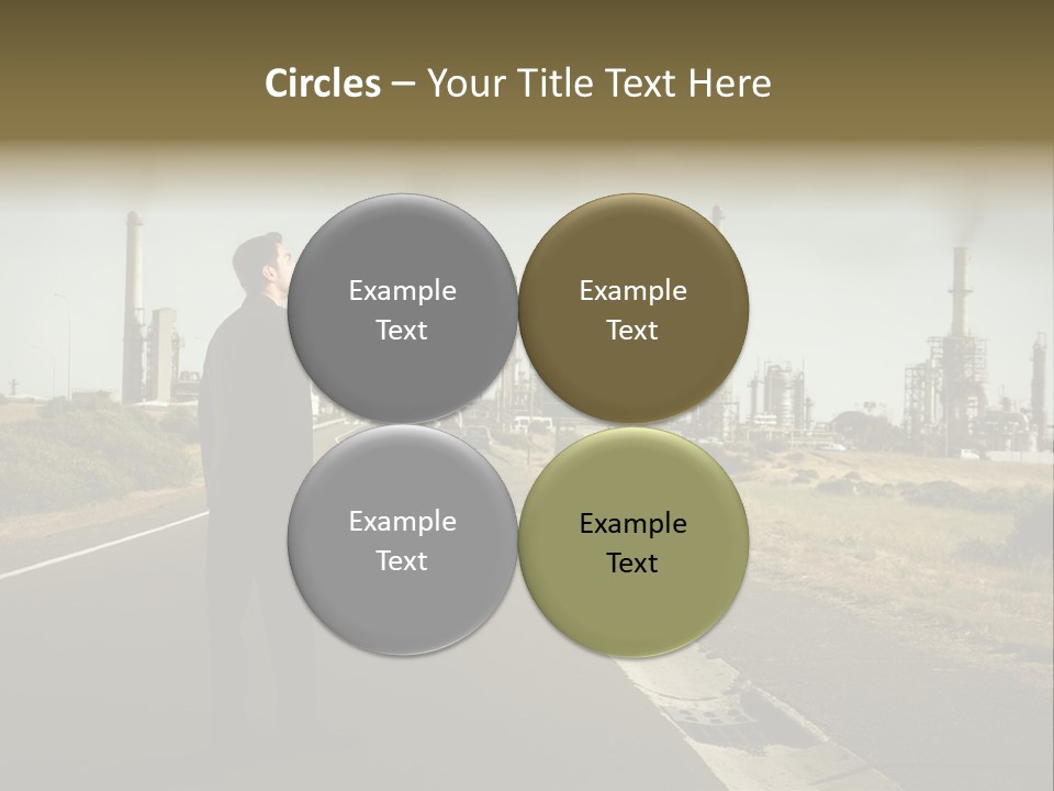 Earn Business Caucasian PowerPoint Template