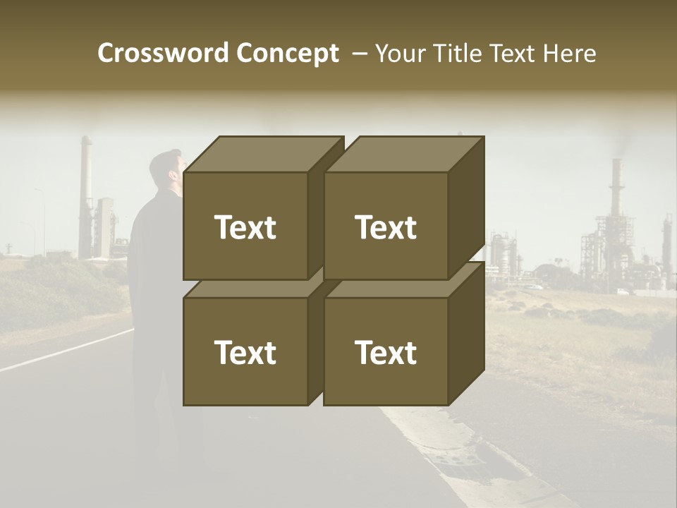 Earn Business Caucasian PowerPoint Template