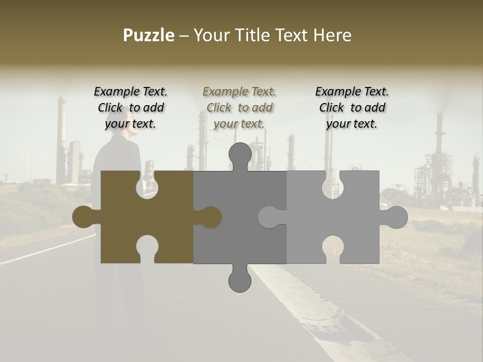 Earn Business Caucasian PowerPoint Template