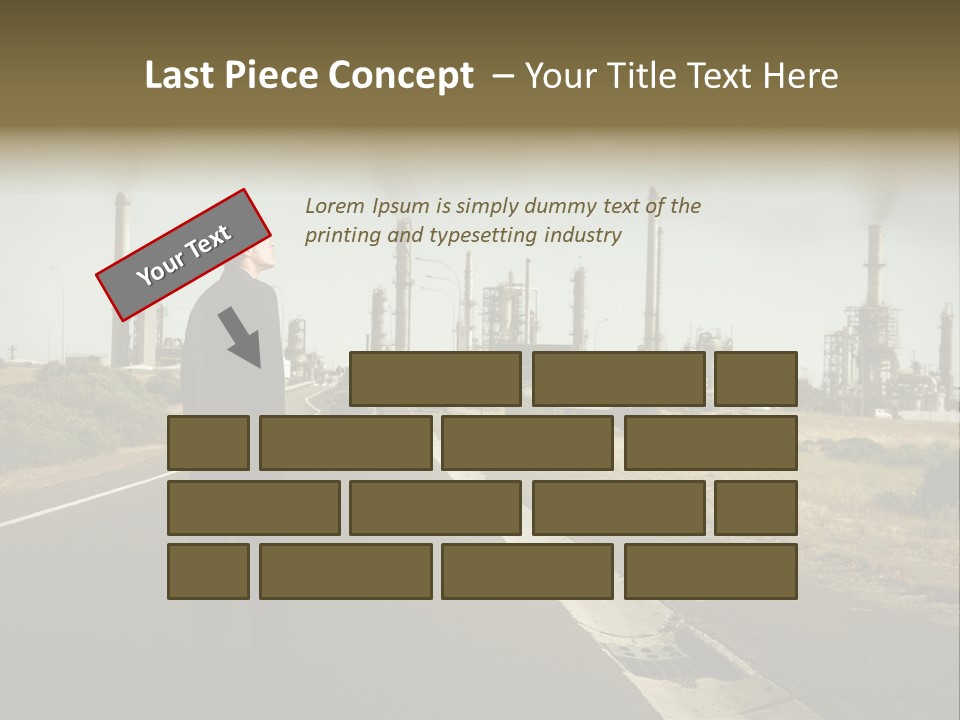 Earn Business Caucasian PowerPoint Template