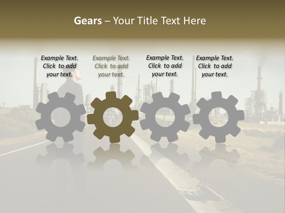 Earn Business Caucasian PowerPoint Template