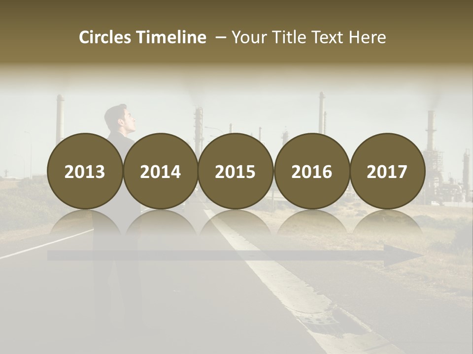 Earn Business Caucasian PowerPoint Template