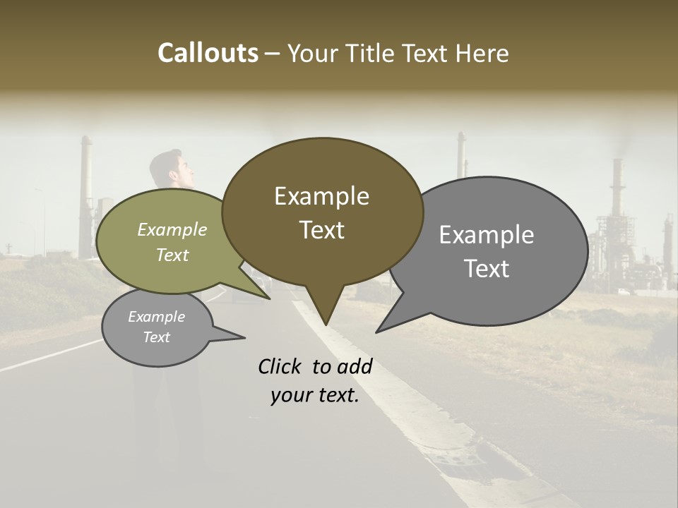 Earn Business Caucasian PowerPoint Template