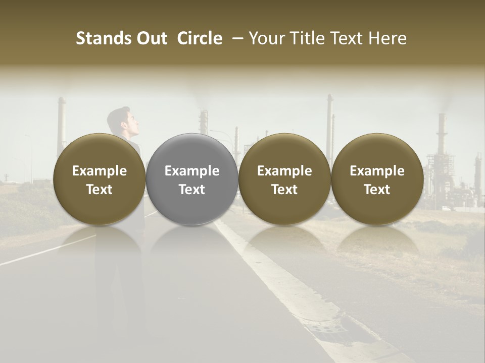 Earn Business Caucasian PowerPoint Template