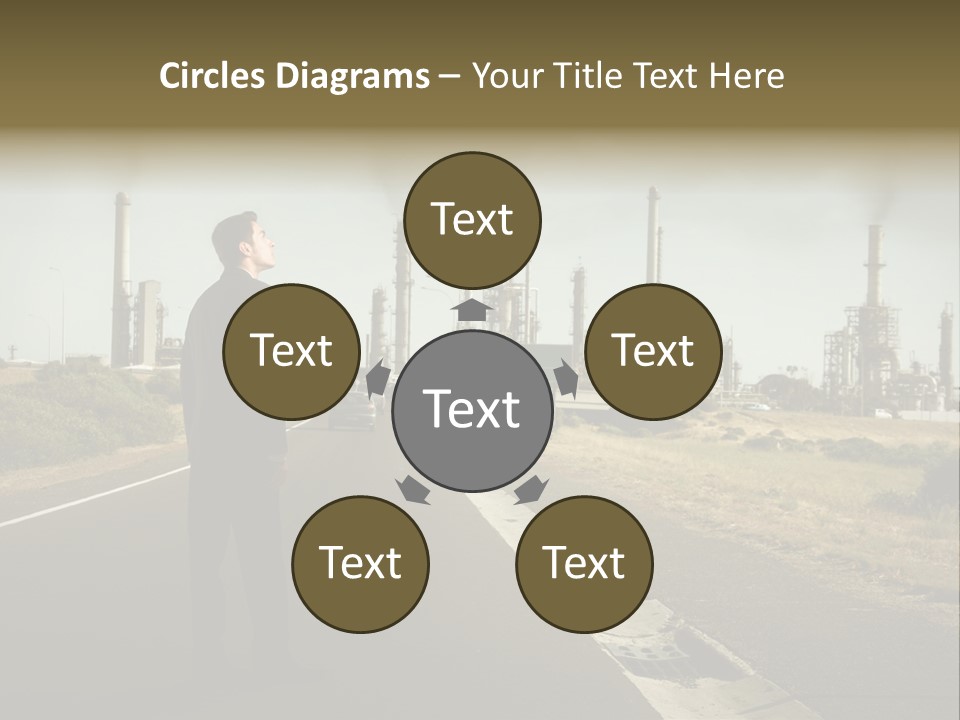 Earn Business Caucasian PowerPoint Template