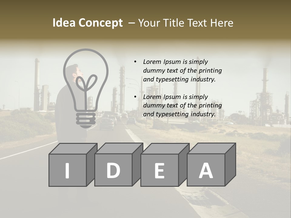 Earn Business Caucasian PowerPoint Template