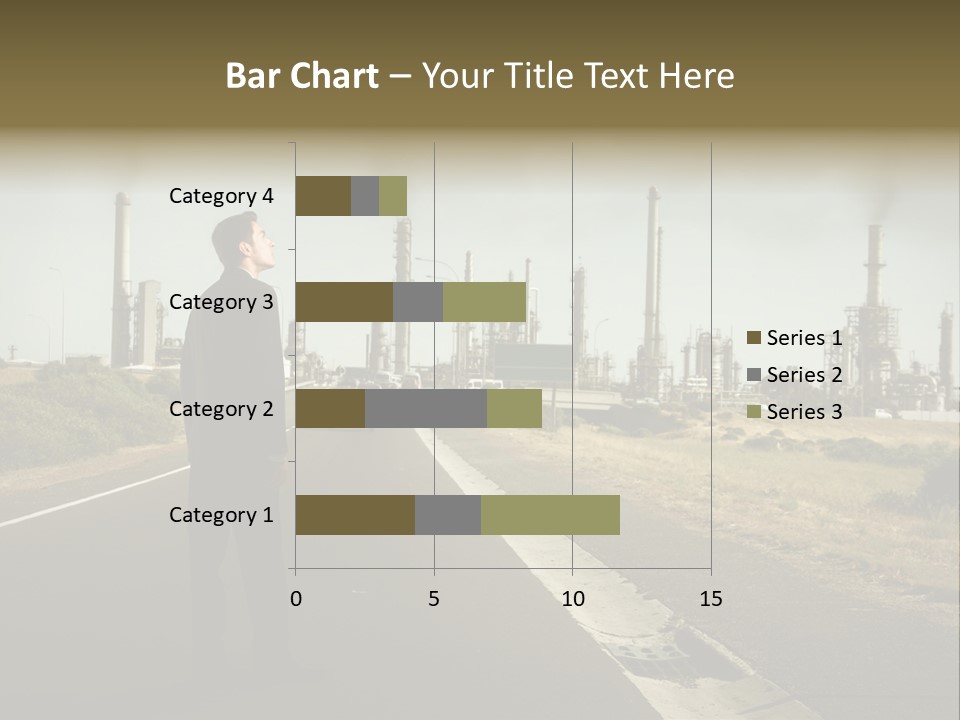 Earn Business Caucasian PowerPoint Template