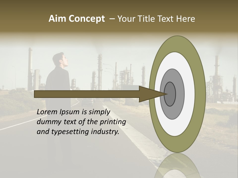 Earn Business Caucasian PowerPoint Template