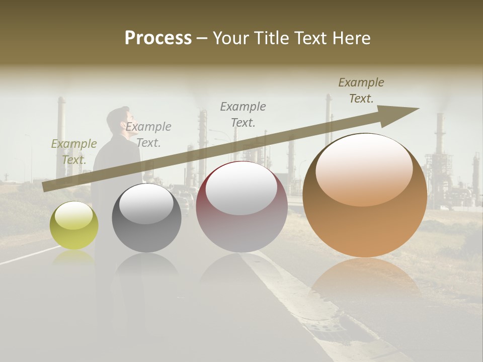 Earn Business Caucasian PowerPoint Template