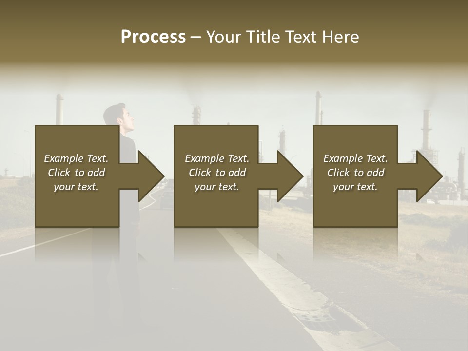 Earn Business Caucasian PowerPoint Template