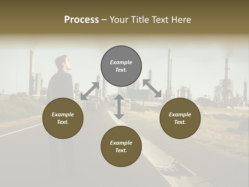 Earn Business Caucasian PowerPoint Template