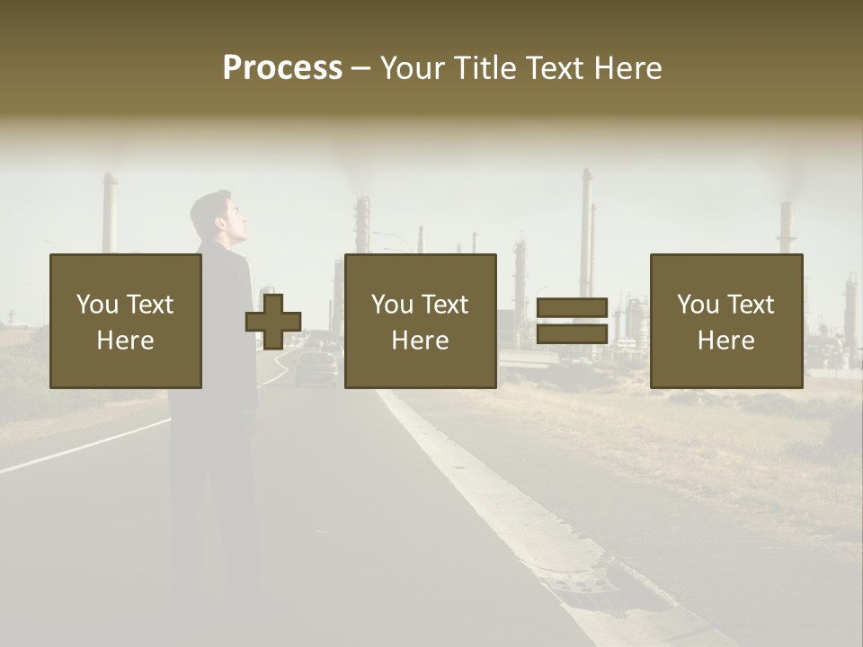 Earn Business Caucasian PowerPoint Template