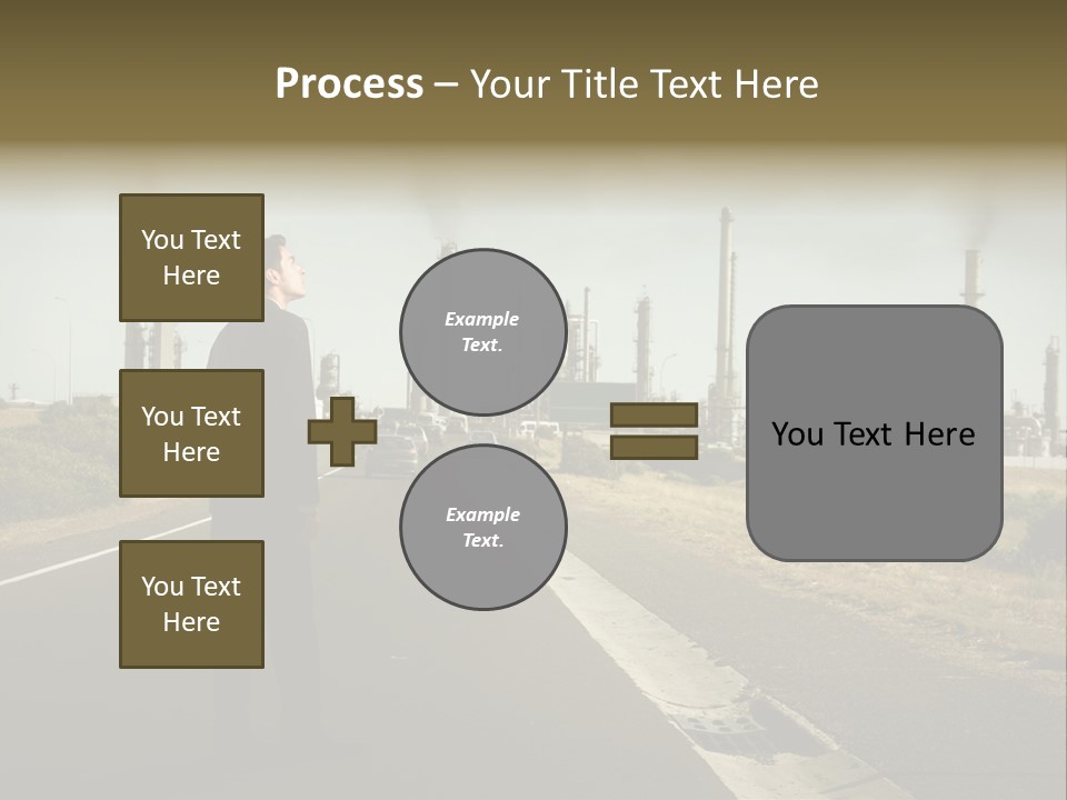 Earn Business Caucasian PowerPoint Template