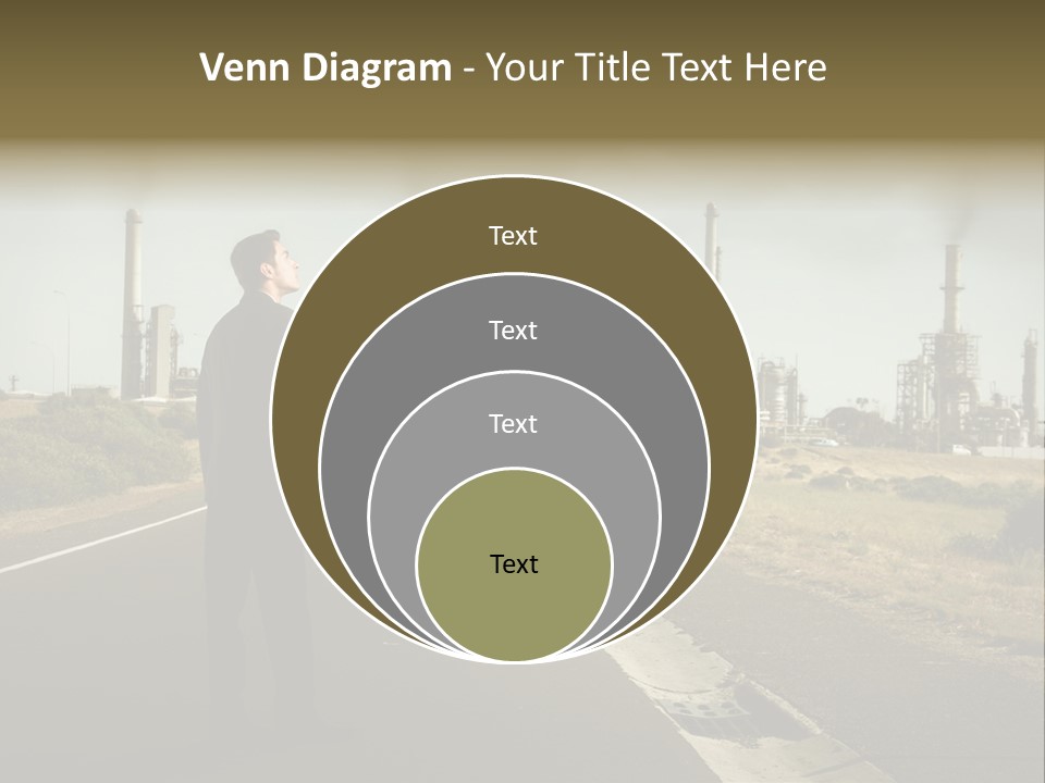 Earn Business Caucasian PowerPoint Template