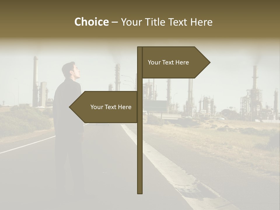 Earn Business Caucasian PowerPoint Template