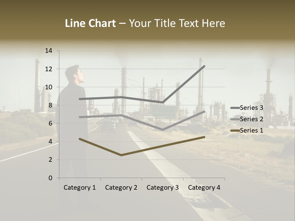 Earn Business Caucasian PowerPoint Template