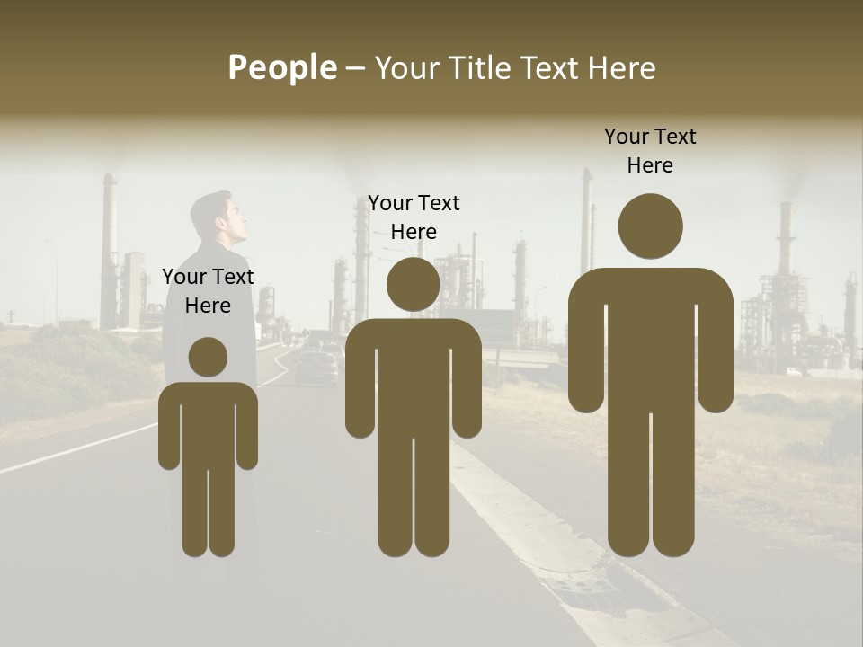 Earn Business Caucasian PowerPoint Template