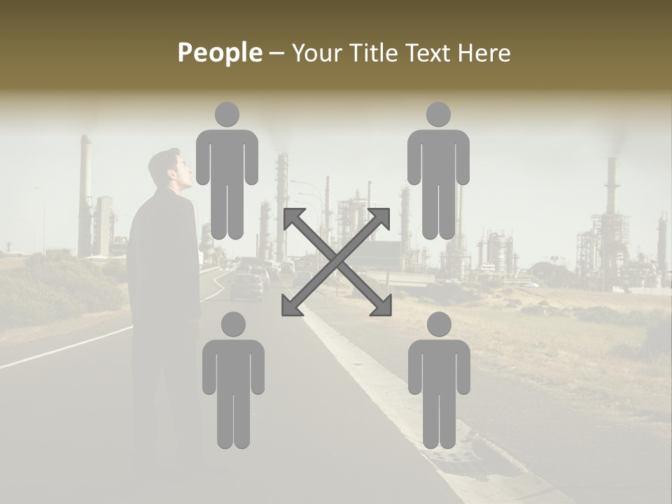 Earn Business Caucasian PowerPoint Template