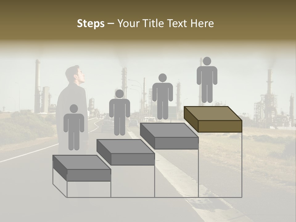 Earn Business Caucasian PowerPoint Template