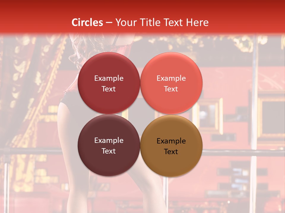 Girl Model Party PowerPoint Template