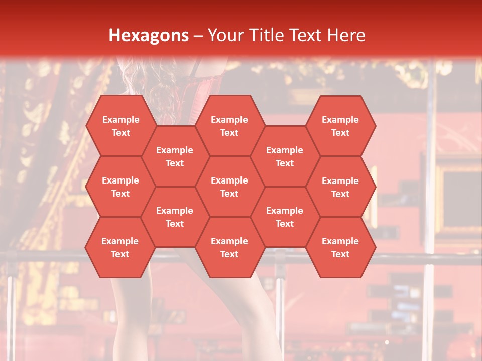 Girl Model Party PowerPoint Template