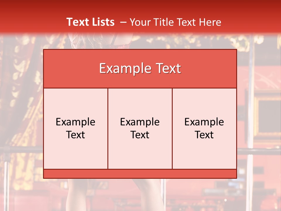 Girl Model Party PowerPoint Template