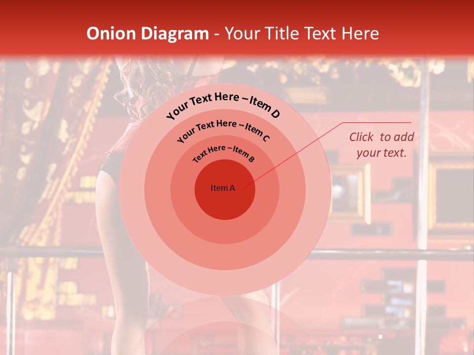 Girl Model Party PowerPoint Template