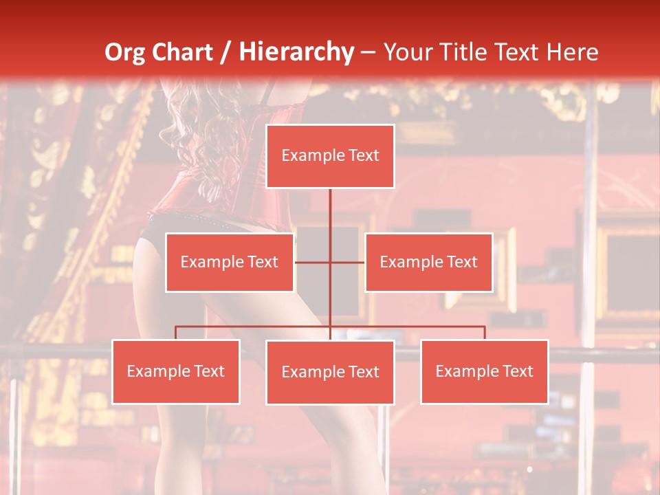 Girl Model Party PowerPoint Template