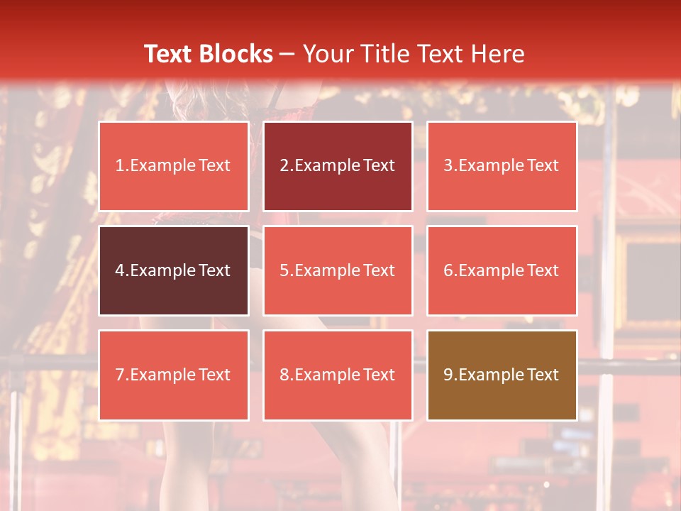 Girl Model Party PowerPoint Template