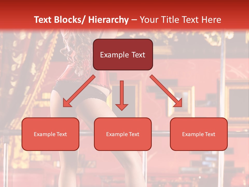 Girl Model Party PowerPoint Template