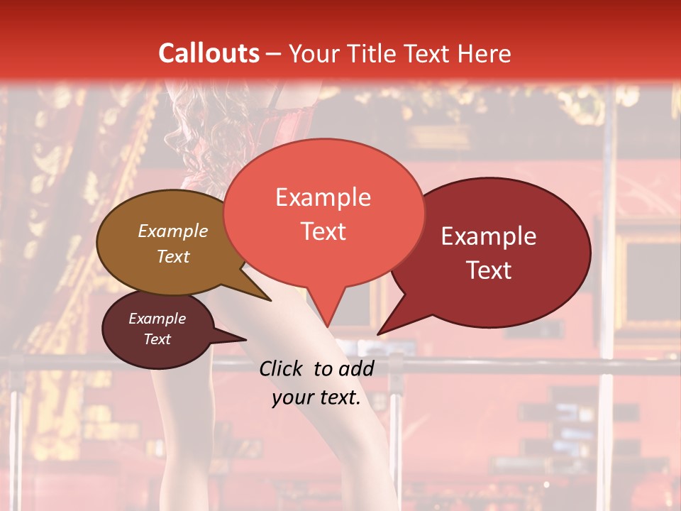 Girl Model Party PowerPoint Template