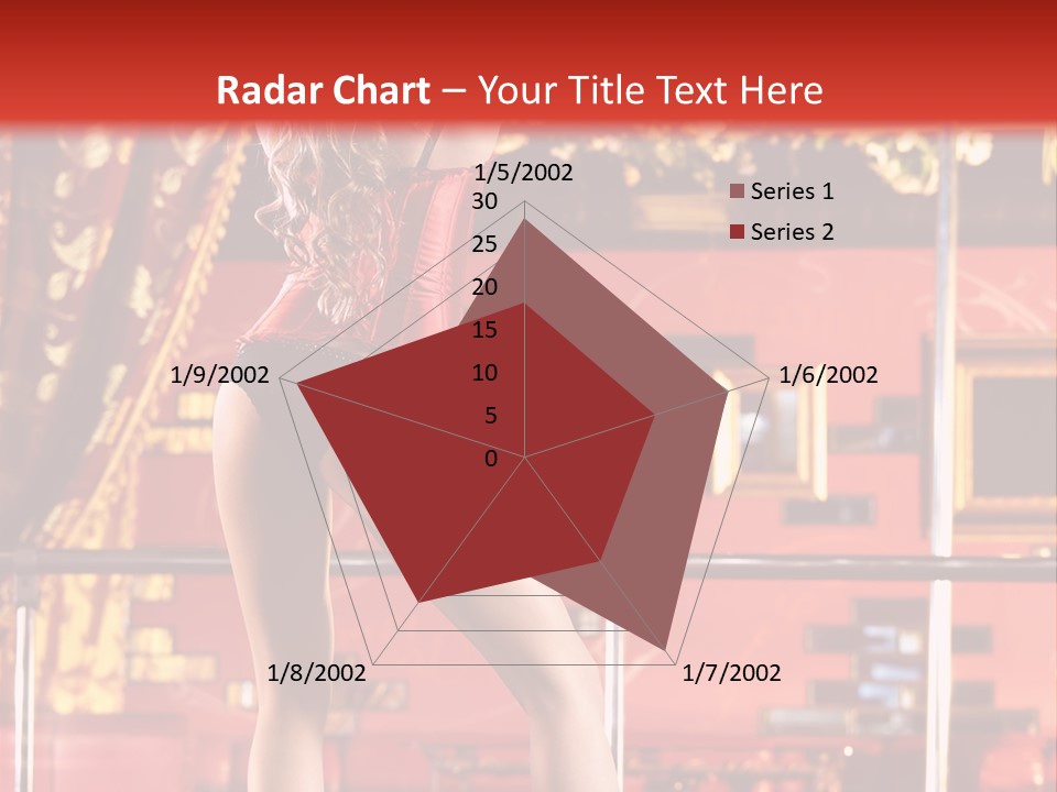 Girl Model Party PowerPoint Template