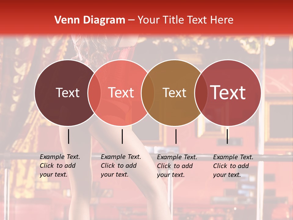 Girl Model Party PowerPoint Template