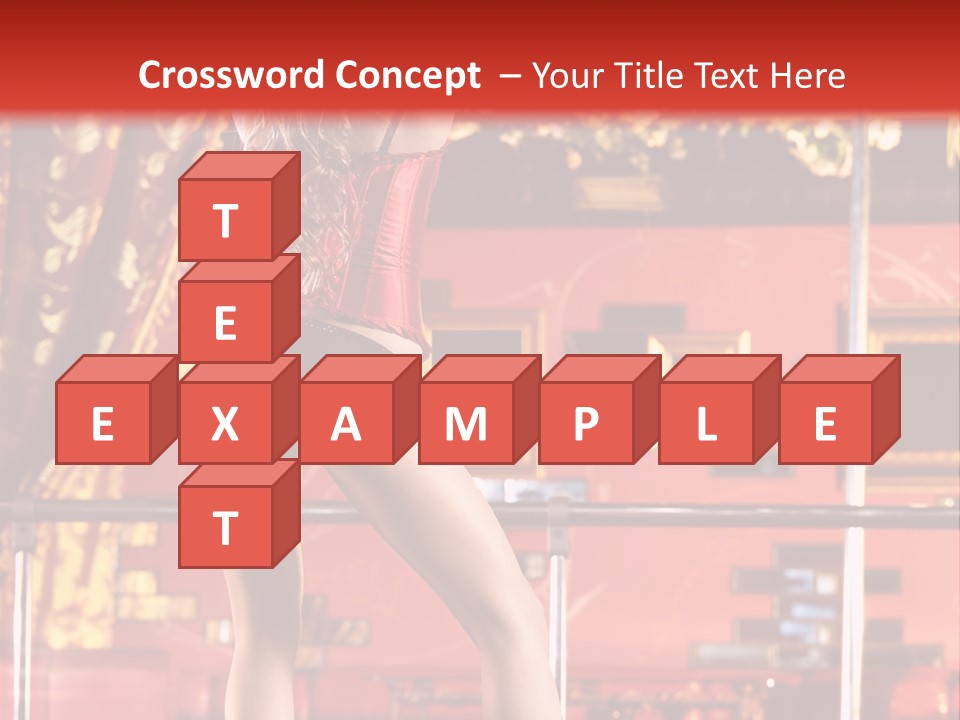 Girl Model Party PowerPoint Template