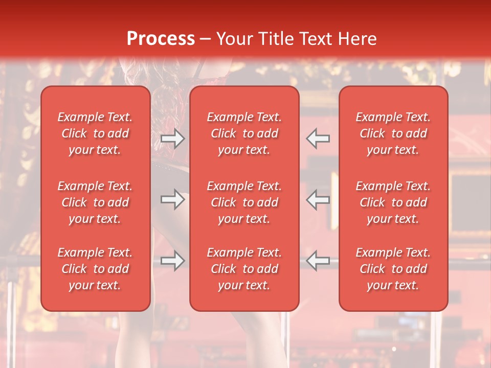 Girl Model Party PowerPoint Template