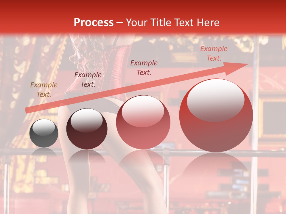 Girl Model Party PowerPoint Template