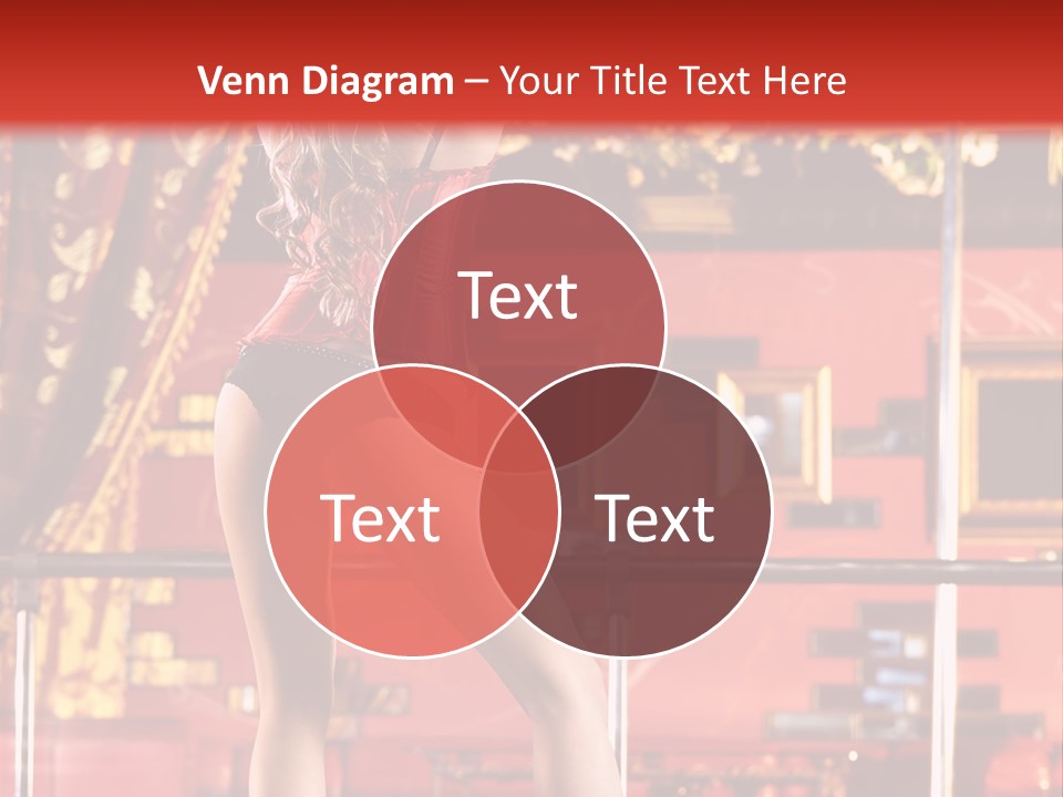 Girl Model Party PowerPoint Template