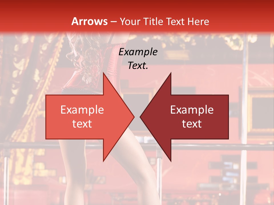 Girl Model Party PowerPoint Template