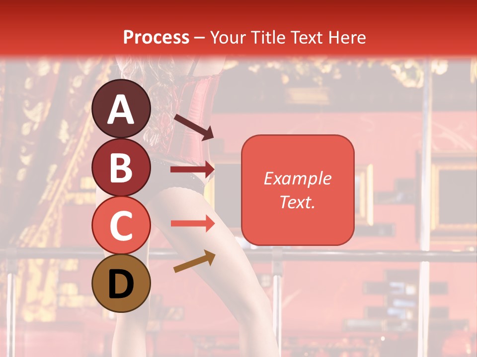 Girl Model Party PowerPoint Template