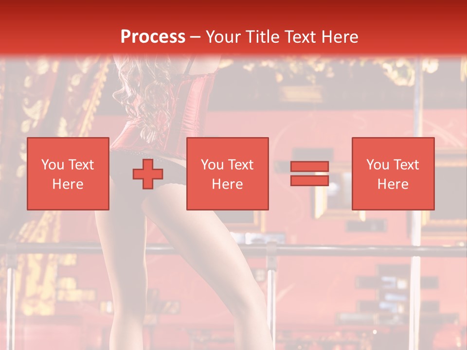 Girl Model Party PowerPoint Template