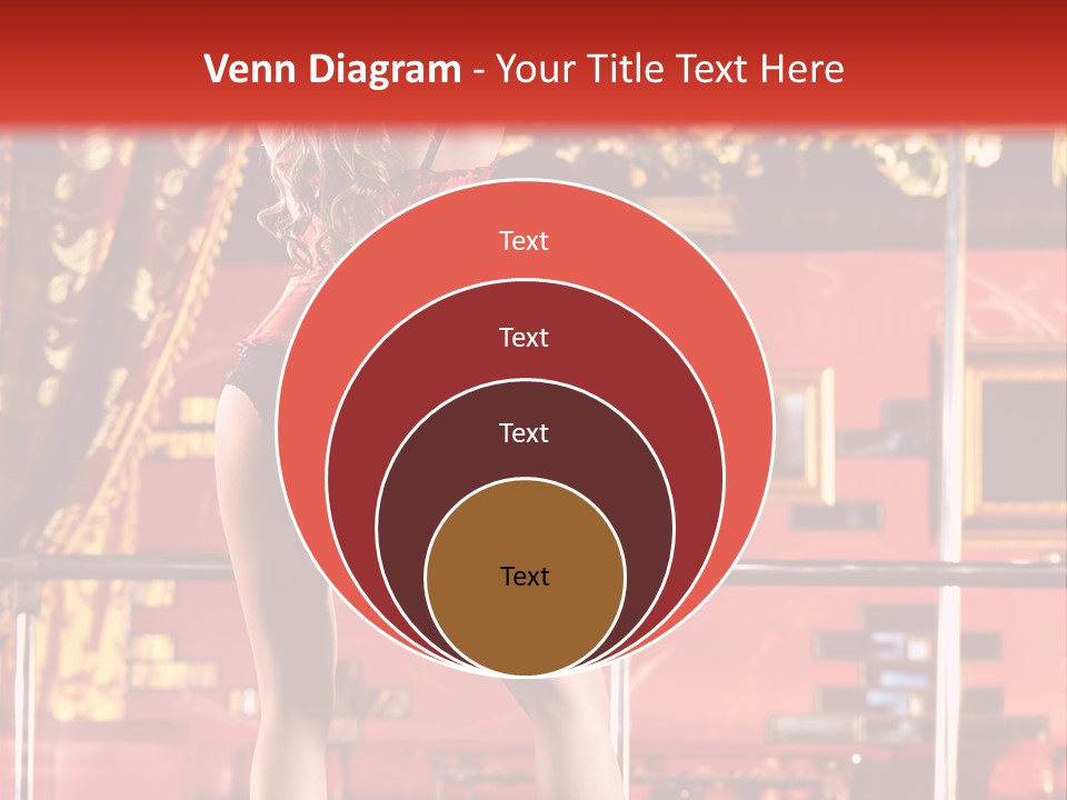 Girl Model Party PowerPoint Template